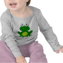 Rana encantadora del dibujo animado camiseta
