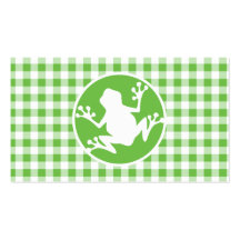 Rana; Guinga verde Plantilla De Tarjeta Personal