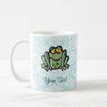 Rana linda del dibujo animado tazas