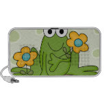 rana linda del froggy de la primavera mp3 altavoz