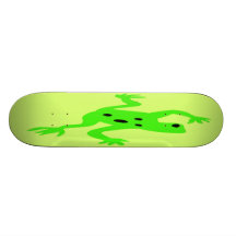 Rana verde/sapo, fondo de la verde lima patines 