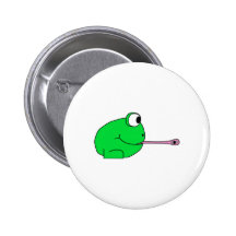 Rana y mosca pin