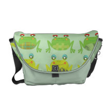 ranas enrrolladas del froggy bolsa messenger