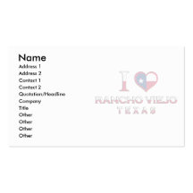 Rancho Viejo, Tejas Plantillas De Tarjeta De Negocio
