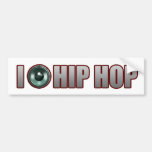 RAP de HIP HOP HIPHOP de la escuela vieja de los c Etiqueta De Parachoque