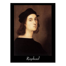 Raphael - Autorretrato Postcrd Tarjeta Postal