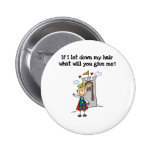 Rapunzel moderno pin