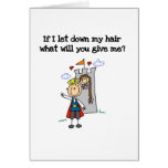 Rapunzel moderno tarjetas