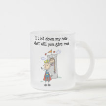 Rapunzel moderno tazas