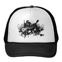 ¡Rascacielos de la ciudad del diseño gráfico! Gorro