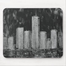 Rascacielos Mousepad de Nueva York