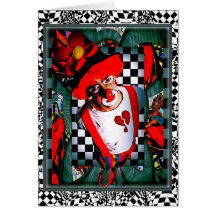 Rasgones de un payaso tarjetas