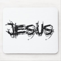 Rasguño de Jesús Noir Alfombrilla De Ratones