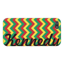 Rastafarian Chevron iPhone 5 Fundas