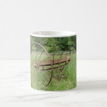 Rastrillo de heno viejo 2 taza