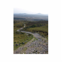 Rastro de Maum Ean en el valle Irlanda de Inagh Esculturas Fotográficas