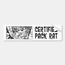 Rata de paquete certificada etiqueta de parachoque