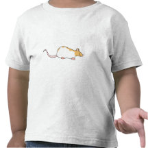 Rata del mascota. Canela y blanco, abigarrado enca Camiseta
