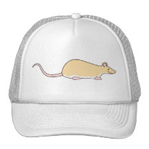 Rata del mascota. Cervatillo Berkshire, vientre bl Gorros Bordados