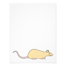 Rata del mascota. Cervatillo Comunicado Personalizado