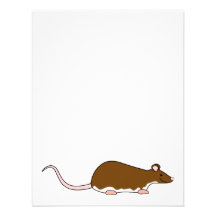 Rata del mascota de Brown. Berkshire, vientre blan Invitacion Personalizada