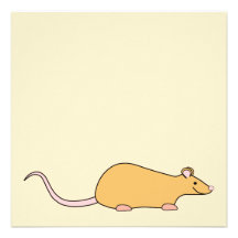 Rata del mascota del color de canela comunicados personales 