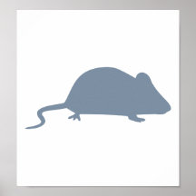 Rata del ratón poster