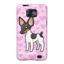 Rata Terrier/amor del fox terrier de juguete Samsung Galaxy SII Funda