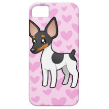 Rata Terrier/amor del fox terrier de juguete iPhone 5 Case-Mate Coberturas