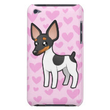 Rata Terrier/amor del fox terrier de juguete Case-Mate iPod Touch Fundas