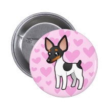 Rata Terrier/amor del fox terrier de juguete Pin