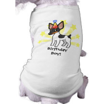 Rata Terrier del cumpleaños/fox terrier de juguete Camisetas De Perrito