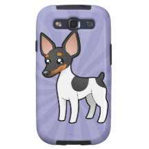 Rata Terrier del dibujo animado/fox terrier de jug Samsung Galaxy SIII Funda