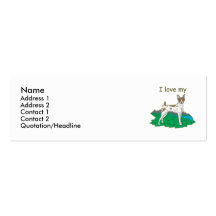 Rata Terrier Plantillas De Tarjetas De Visita