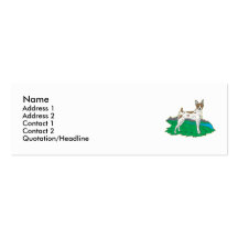 Rata Terrier Plantillas De Tarjetas De Visita