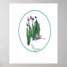 Ratón con alas poster