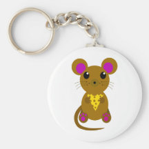 Ratón de Brown Llavero