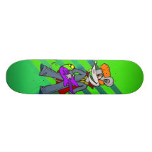Ratón de la estrella del rock monopatin personalizado