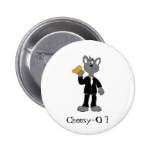 Ratón del agente secreto del dibujo animado pins
