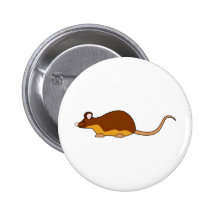 Ratón del mascota. Marrón, Tan. Pin