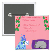 Ratón del navidad pin