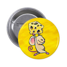 Ratón del queso pin