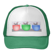 Ratón en bolsillo gorros  