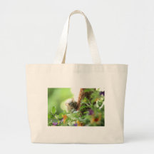 Ratón en flores bolsas