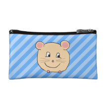 Ratón en rayas azules