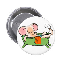 Ratón en una bañera pin