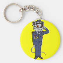 Ratón militar llaveros