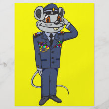 Ratón militar tarjetas informativas