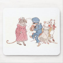 Ratones que bailan a la concertina alfombrilla de ratones