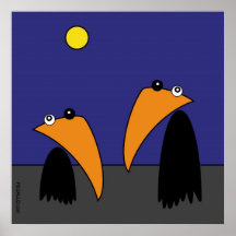 Raving Ravens - víspera de todos los santos Poster
